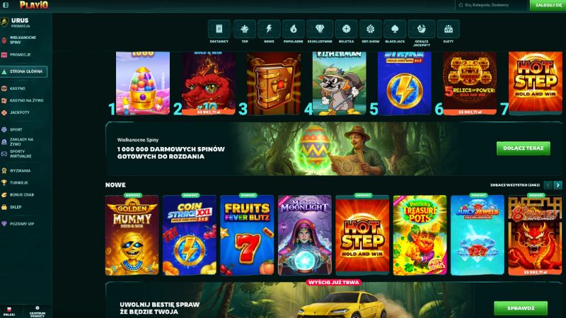 Playio Casino Screenshot