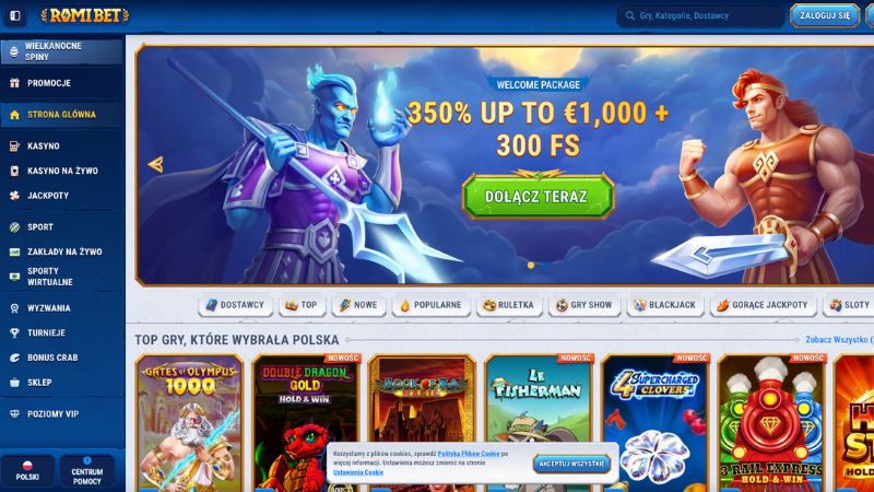 RomiBet Casino Screenshot