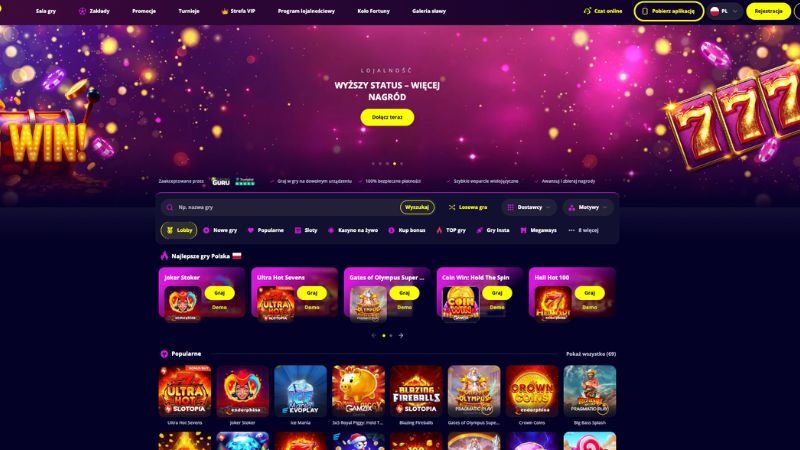 Slotoro Casino Screenshot